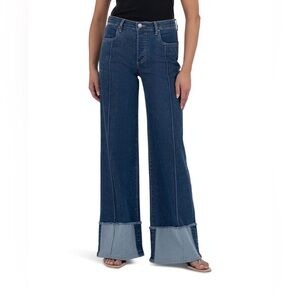 Kut Margo High Rise Wide Leg Jeans